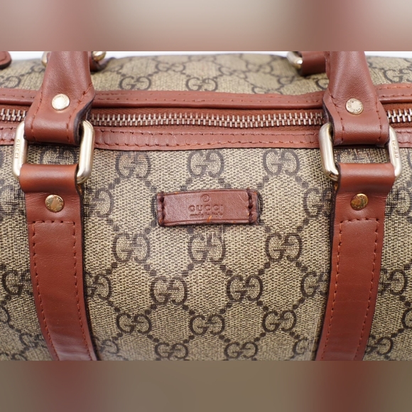 AI53❤️ GUCCI GG Plus Monogram Joy Boston - Picture 2 of 14